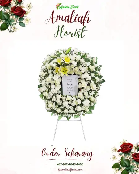 Krans Bunga Duka Karangcegak